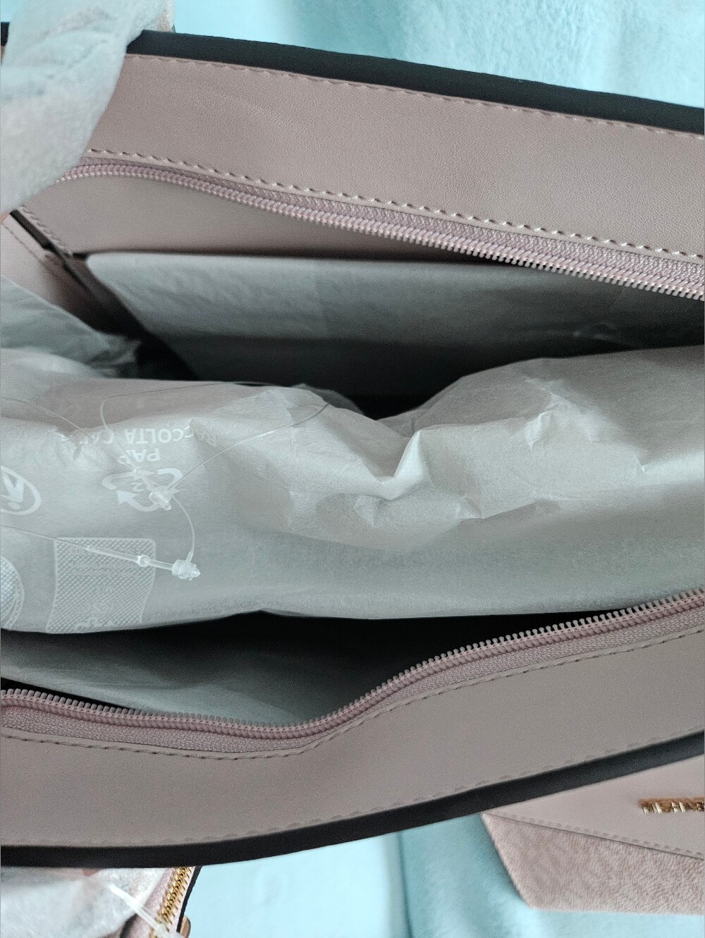 NWT Michael Kors Charlotte Large Saffiano Leather 3-1 Tote Bag - Picture 10 of 13